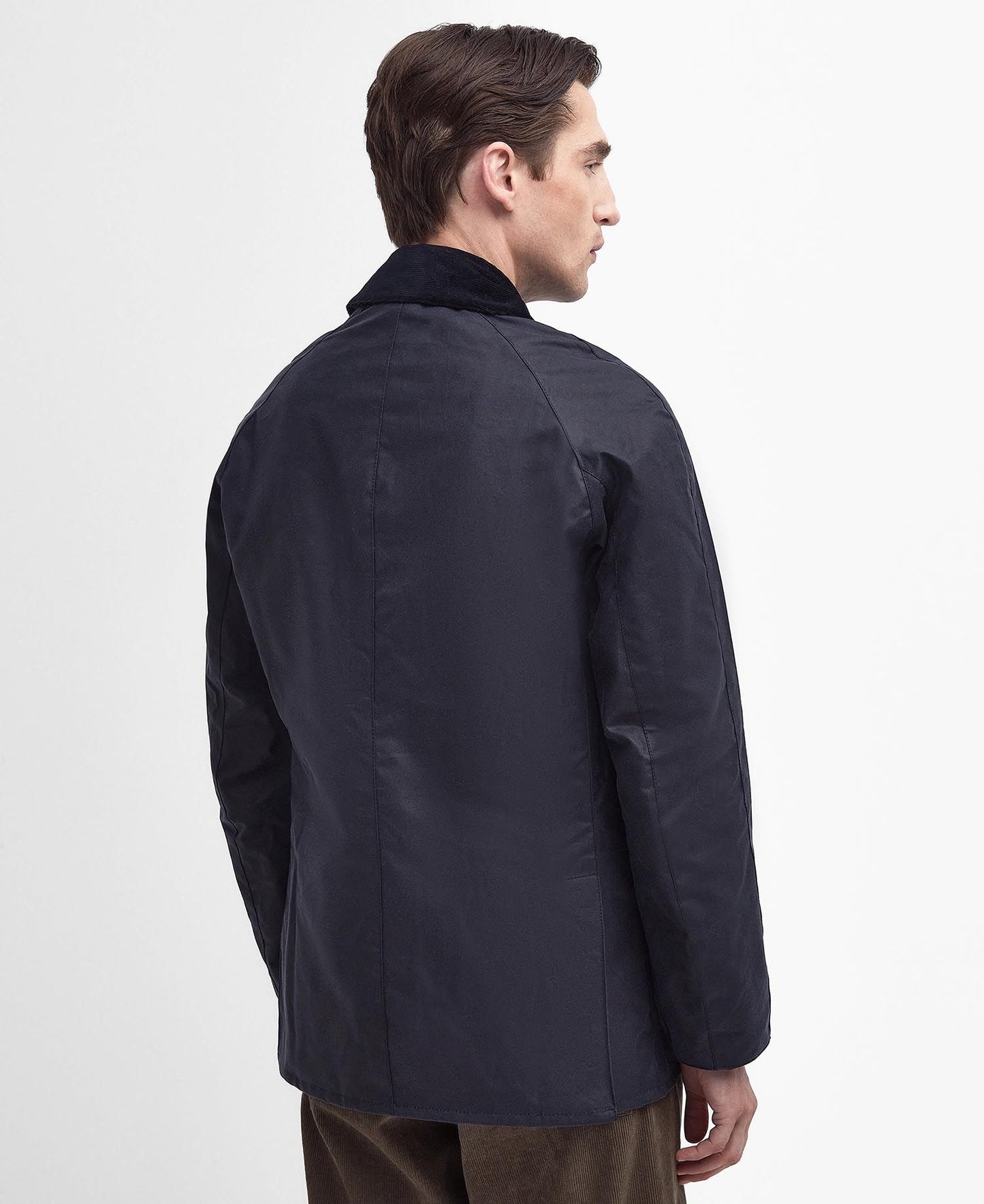 Barbour Ashby Wax Jacket Navy