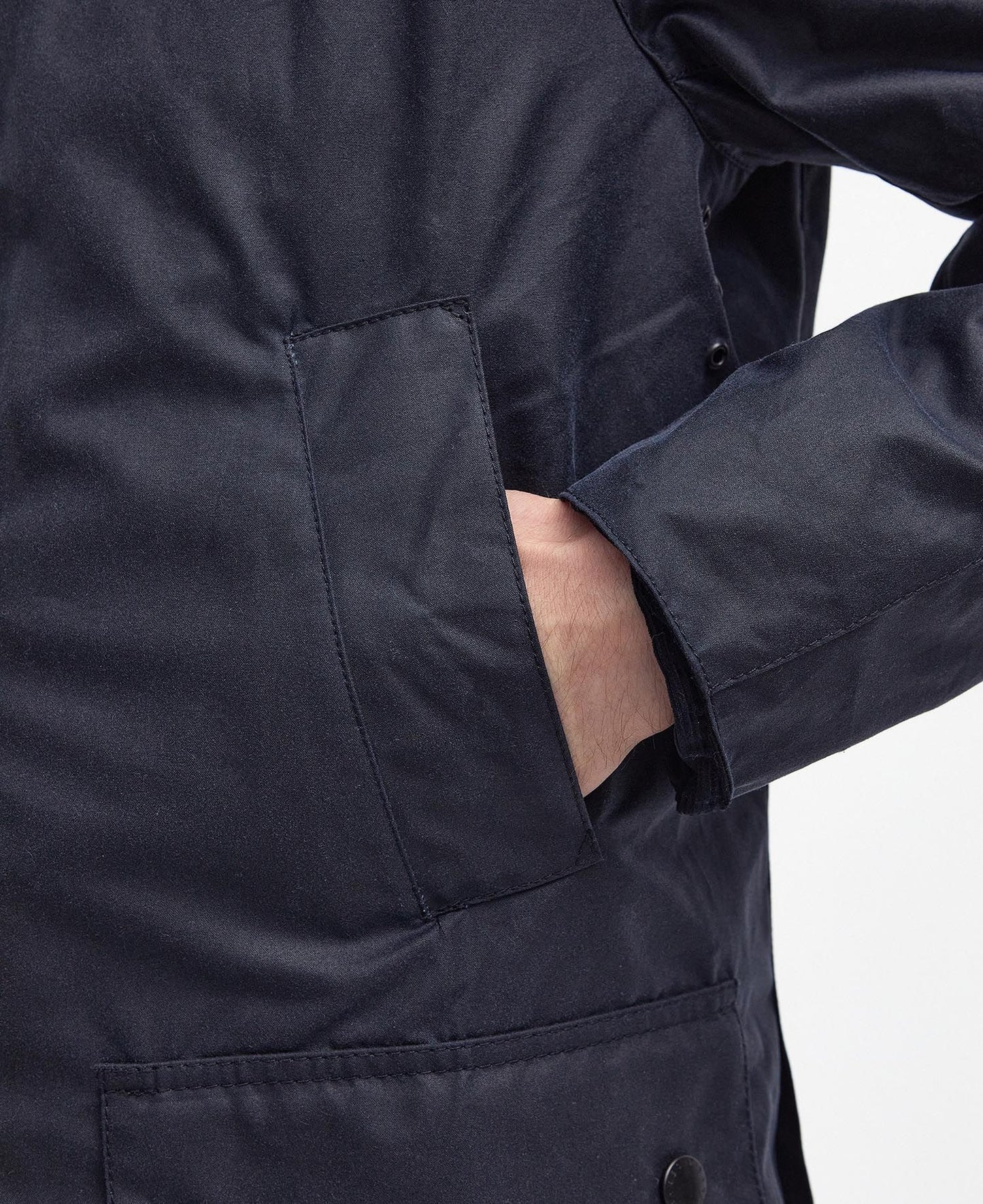 Barbour Ashby Wax Jacket Navy