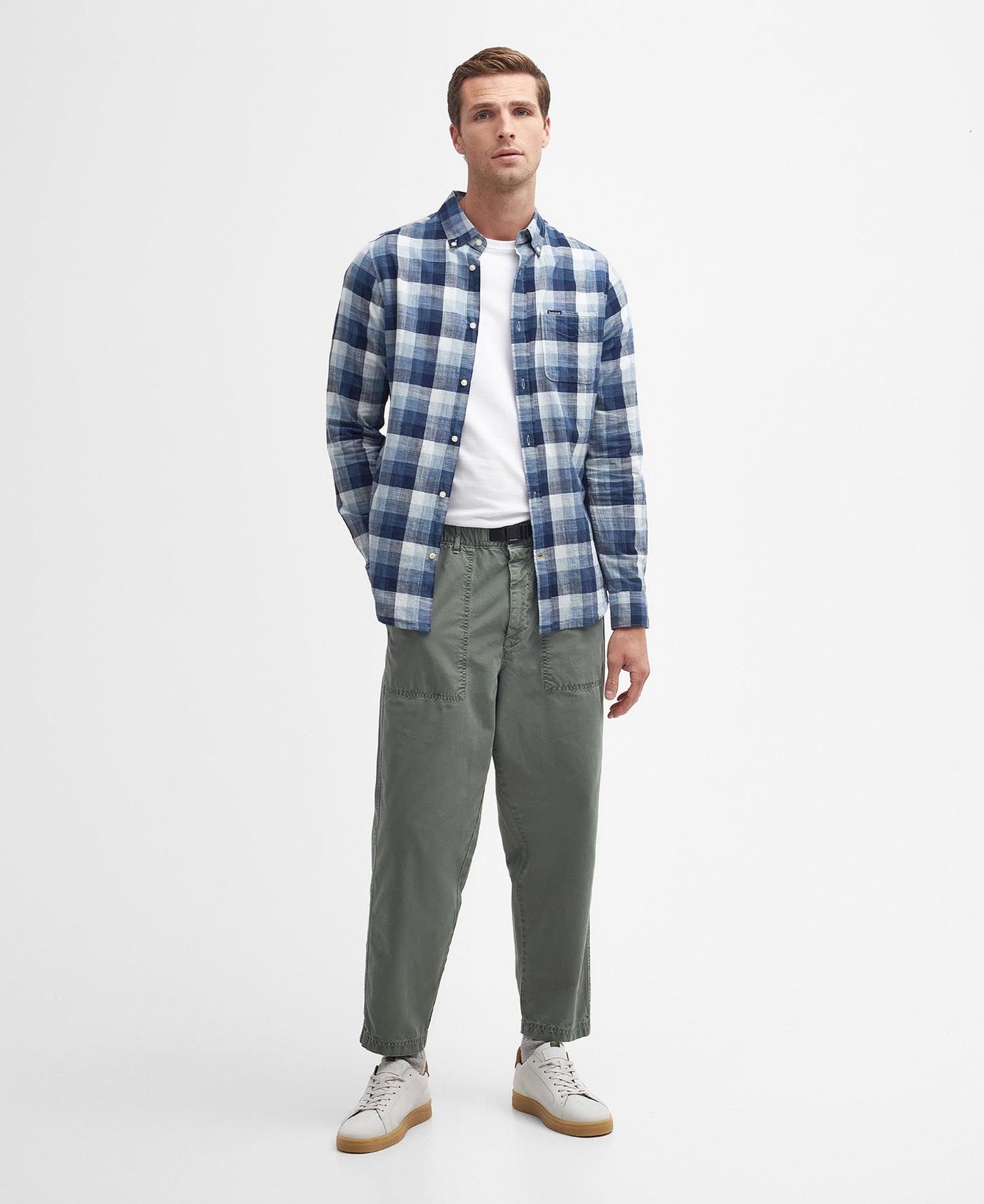 Barbour Hillroad Tailored Shirt Navy