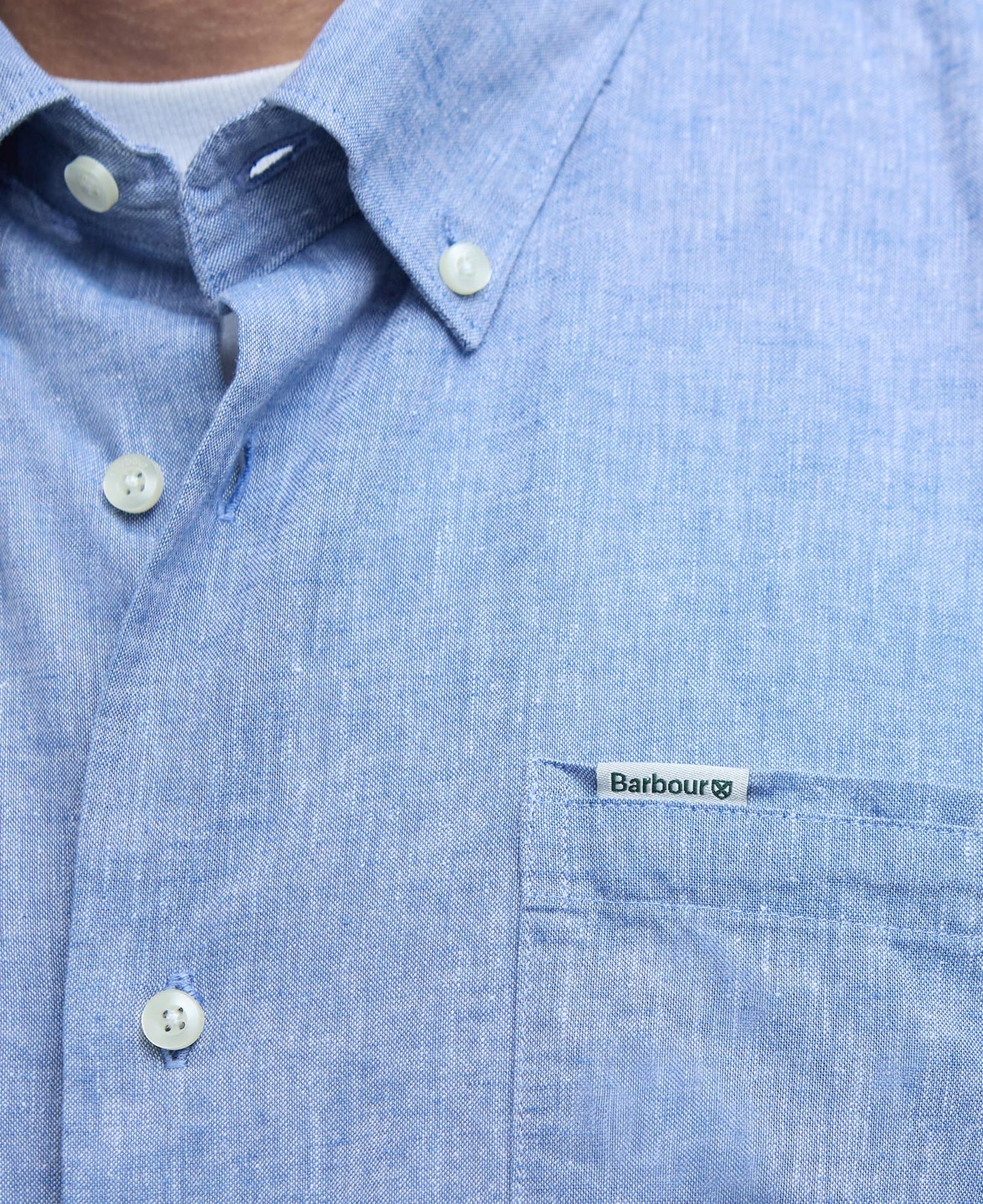 Barbour Nelson SS Summer Shirt Blue
