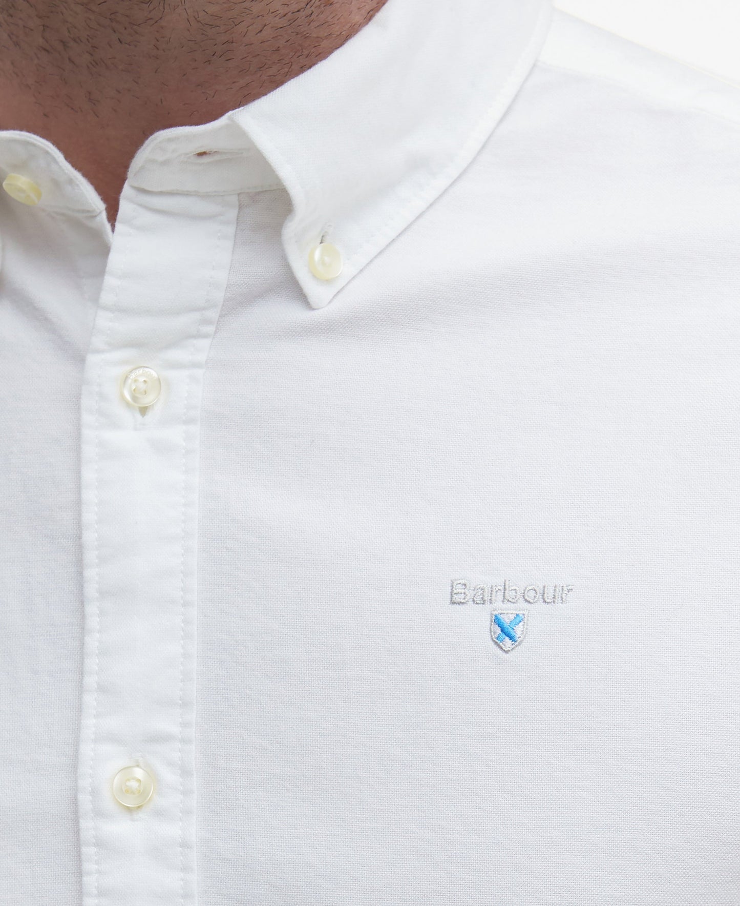 Barbour Oxtown SS Tailored Shirt White