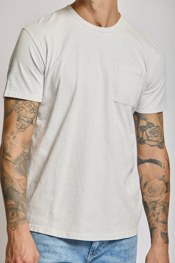 Easy Mondays Slub Cotton Pocket Crew Cloud