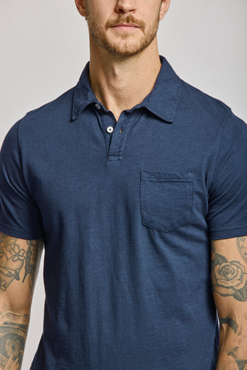 Easy Mondays Slub Polo Navy