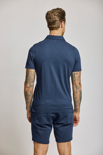 Easy Mondays Slub Polo Navy