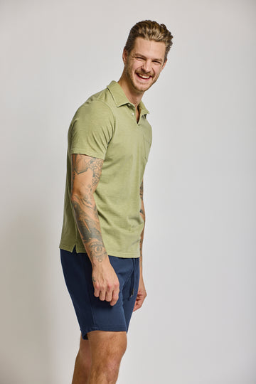 Easy Mondays Slub Polo Sage