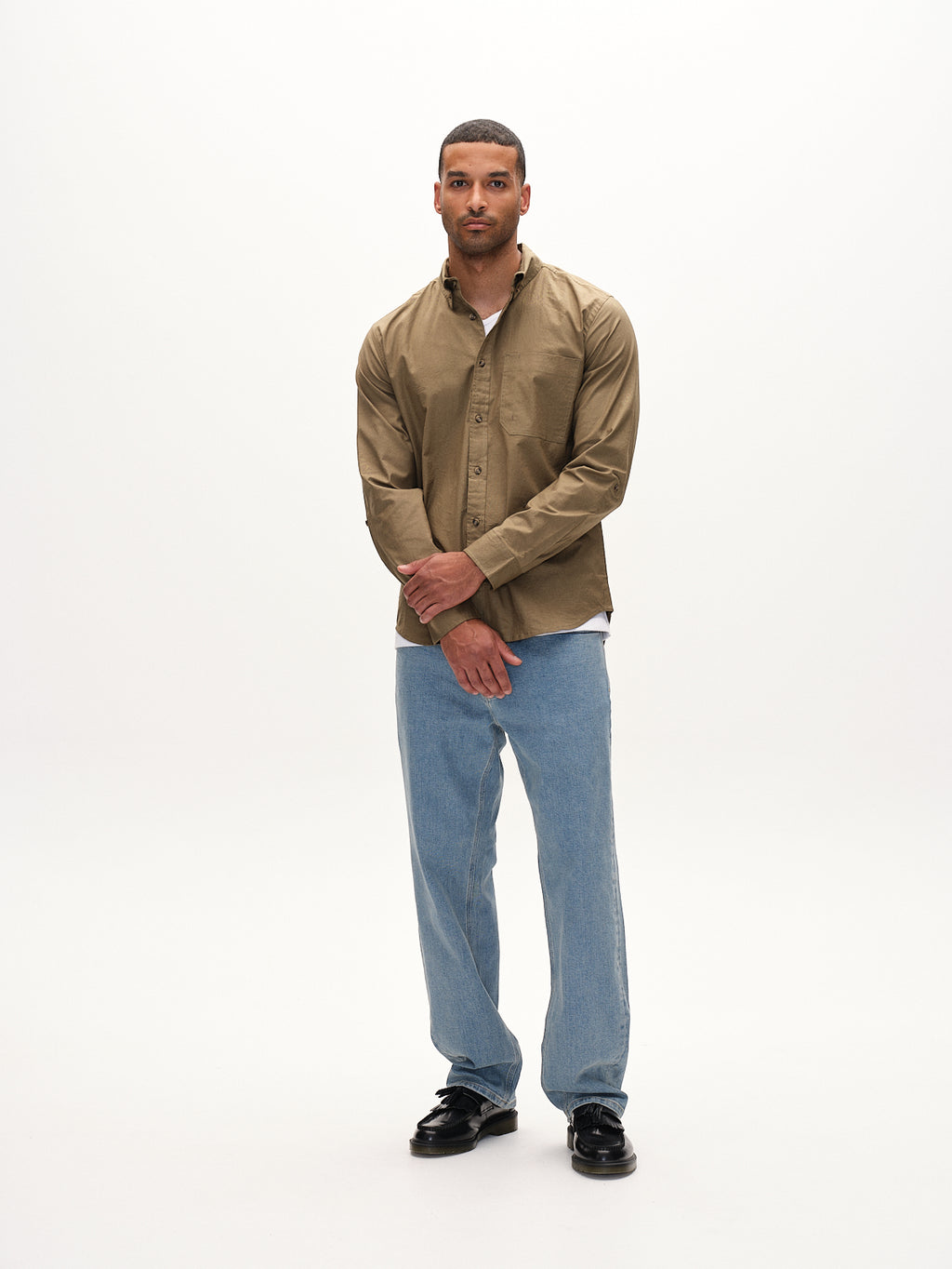Gabba Bent Regular Ox Long Sleeve Army