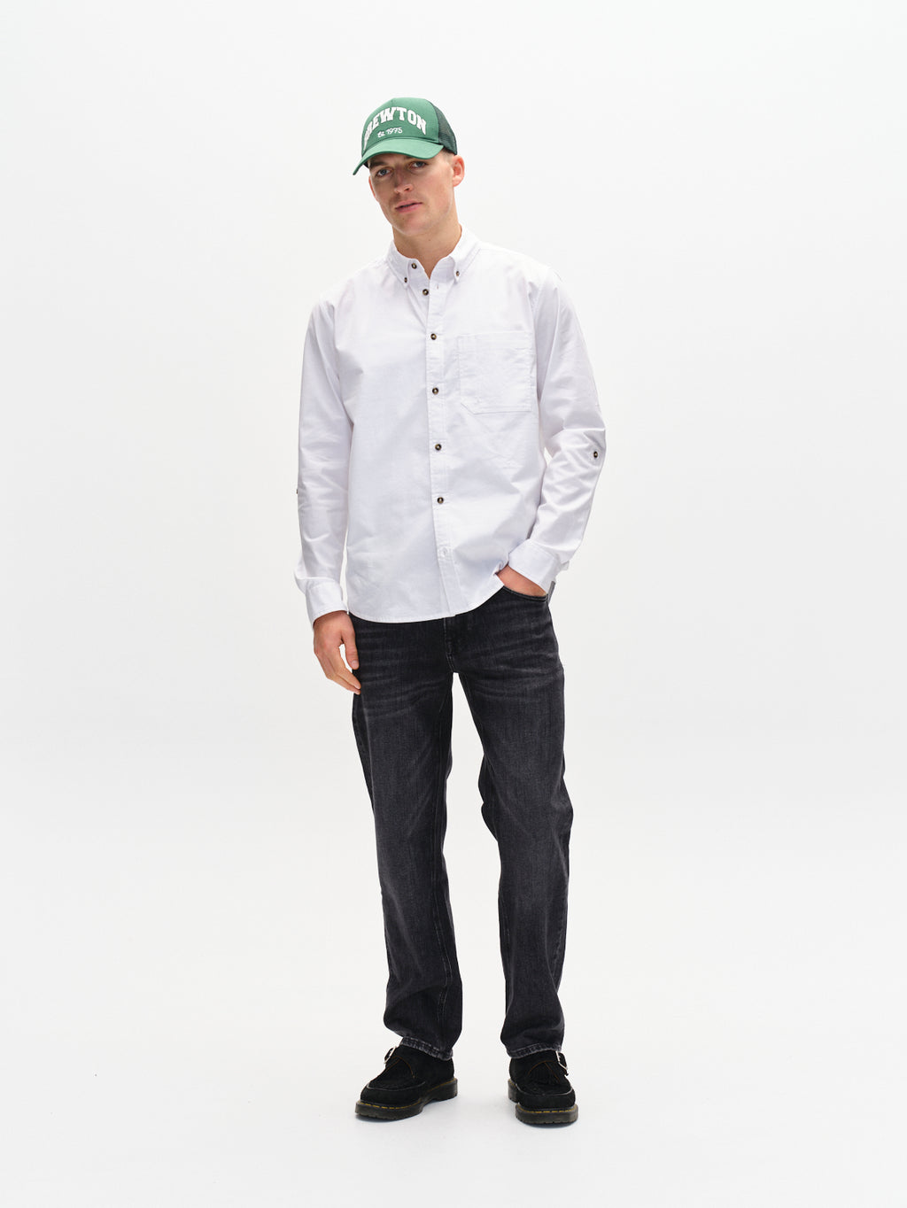 Gabba Bent Regular Ox Long Sleeve White
