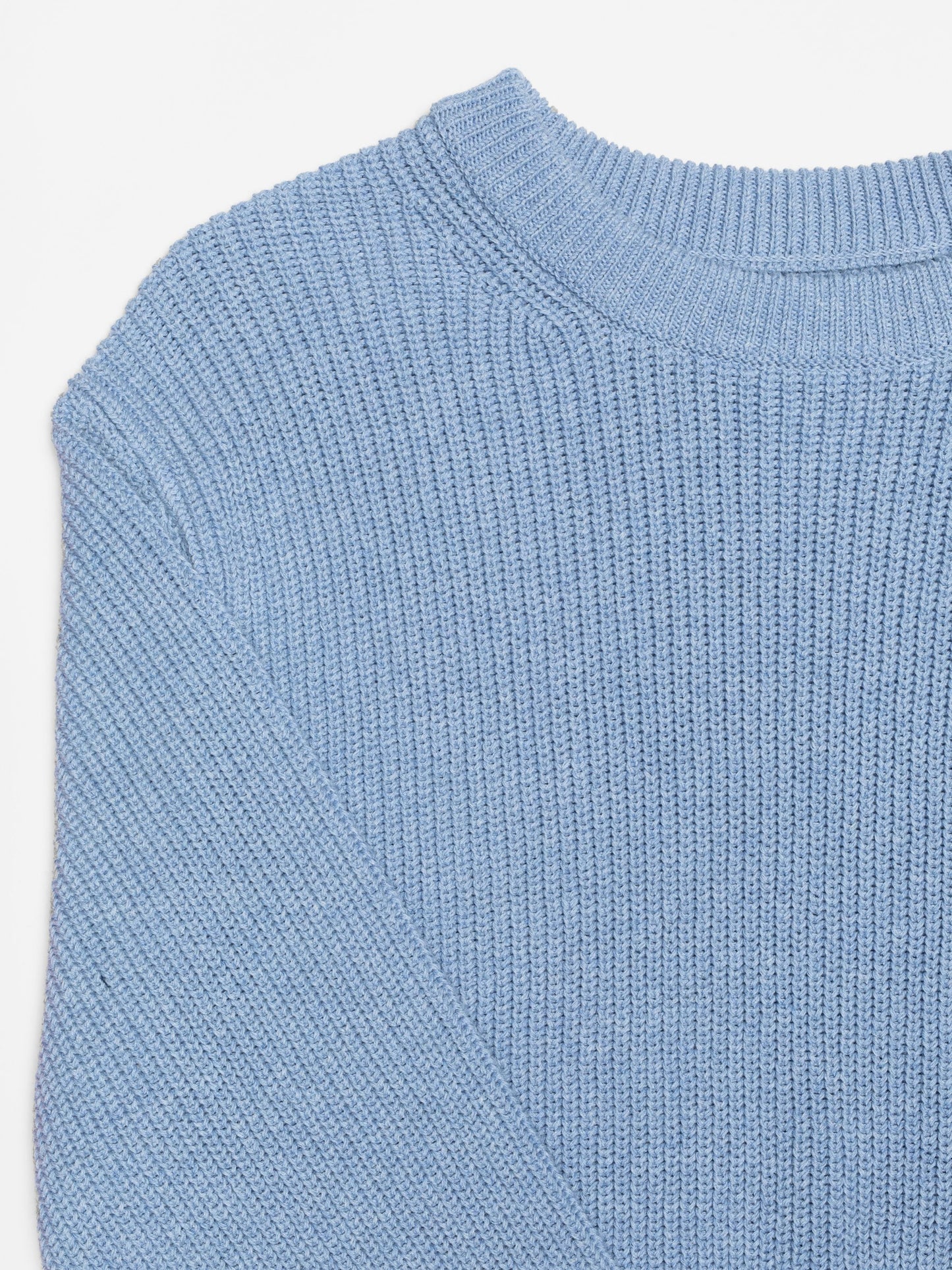Nudie August Rib Cotton Blue Melange