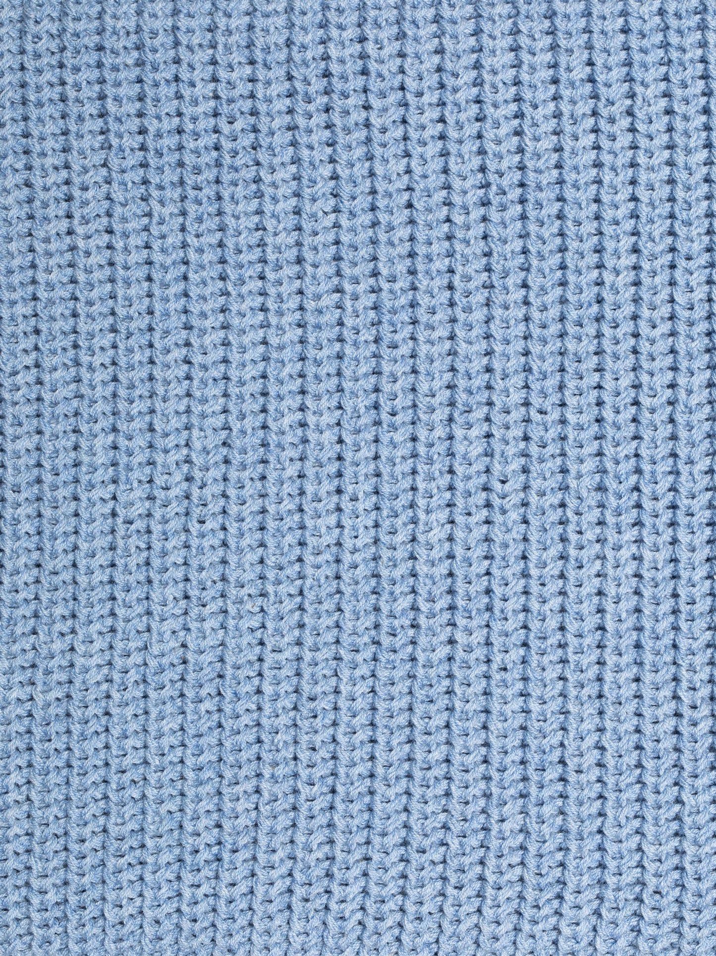 Nudie August Rib Cotton Blue Melange