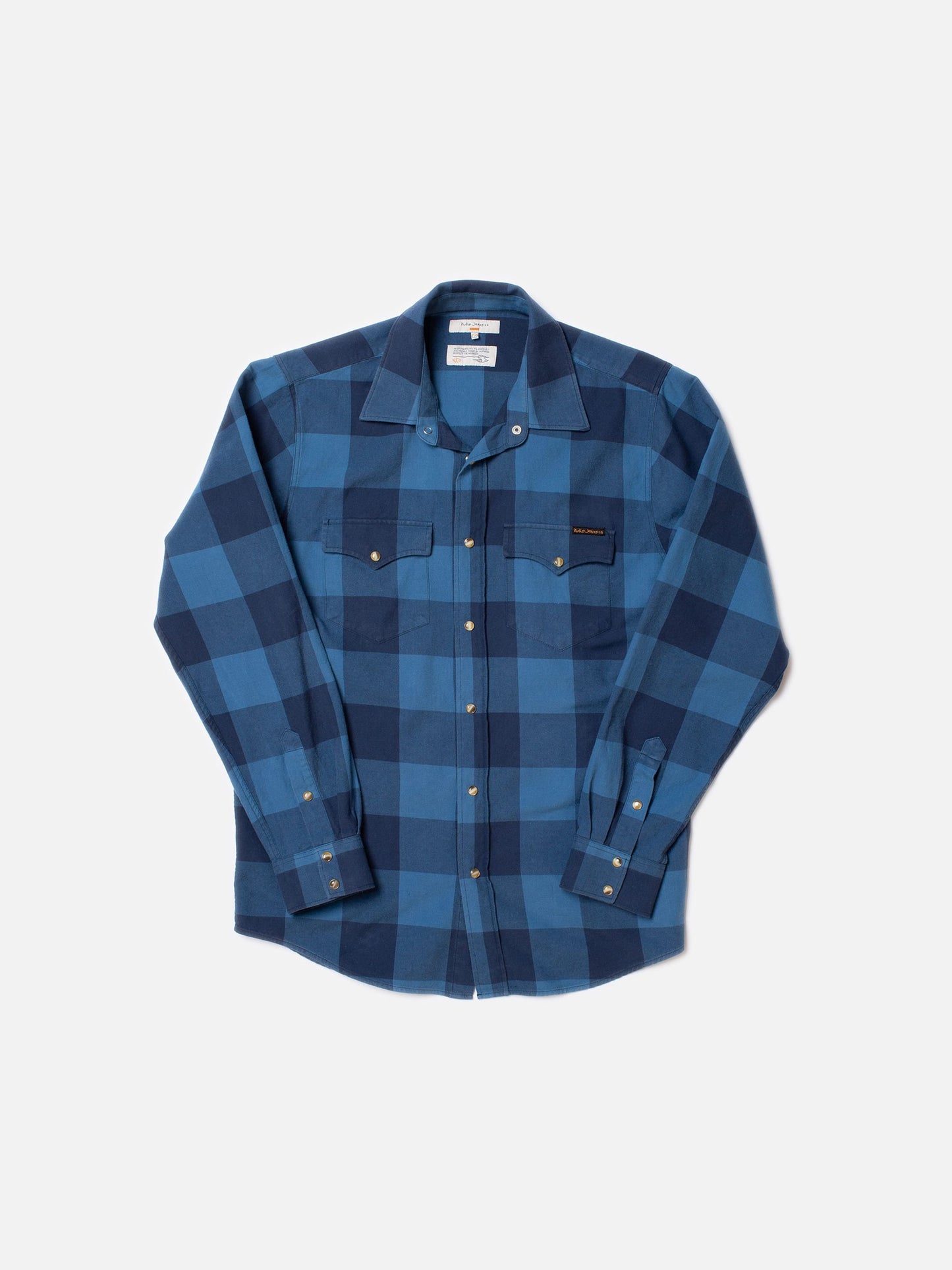 Nudie George Flanell Shirt Blue