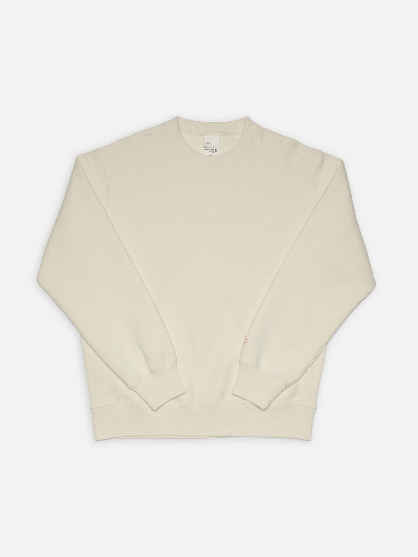 Nudie Hasse Crew Neck Sweatshirt Ecru