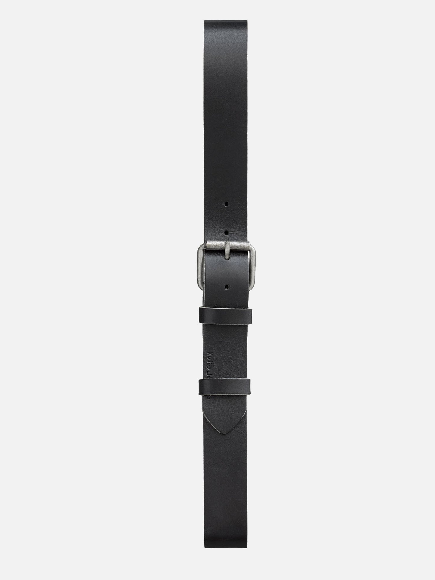 Nudie Pedersson Leather Belt Black