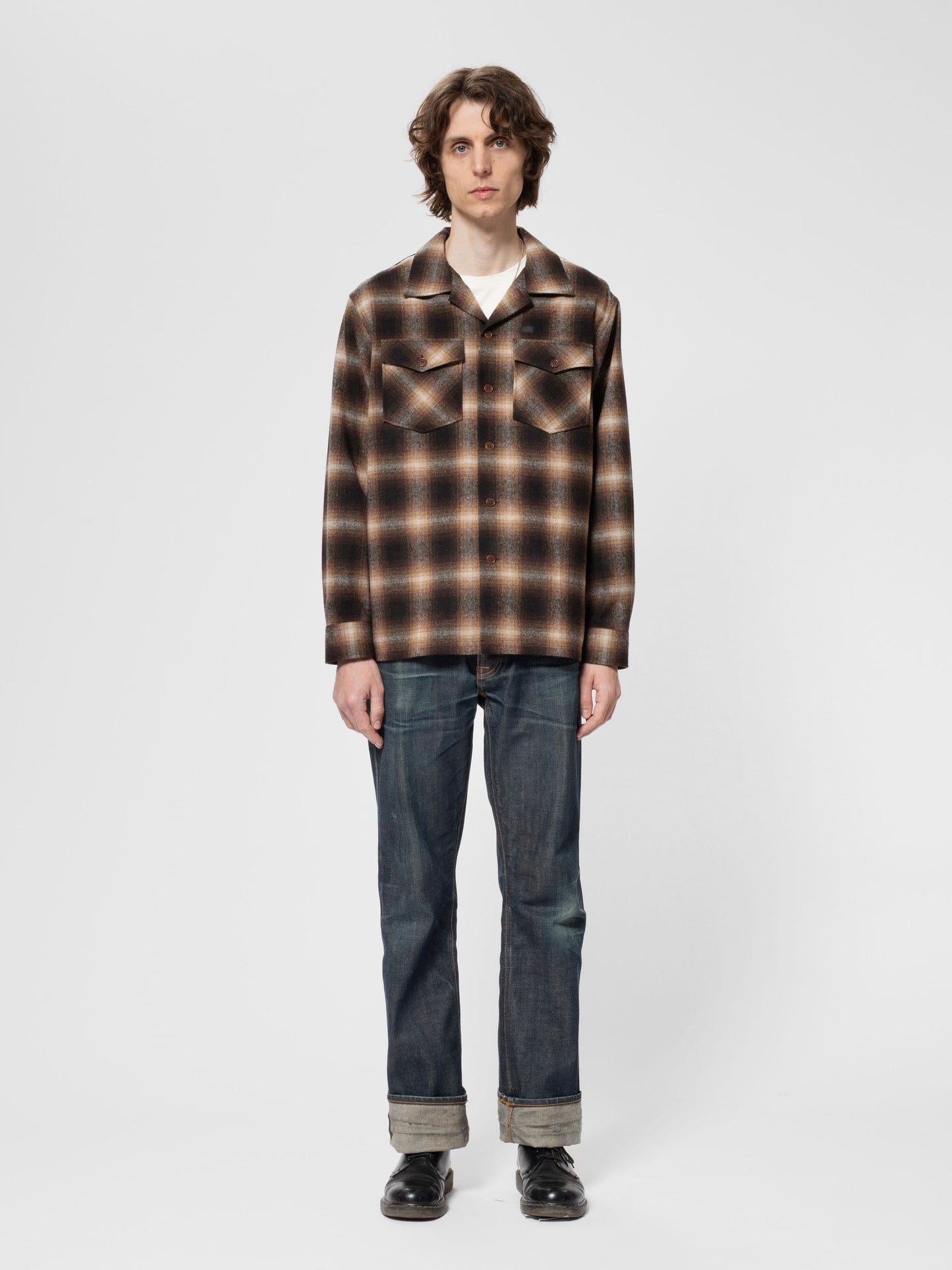 Nudie Vincent Shadow Check Shirt