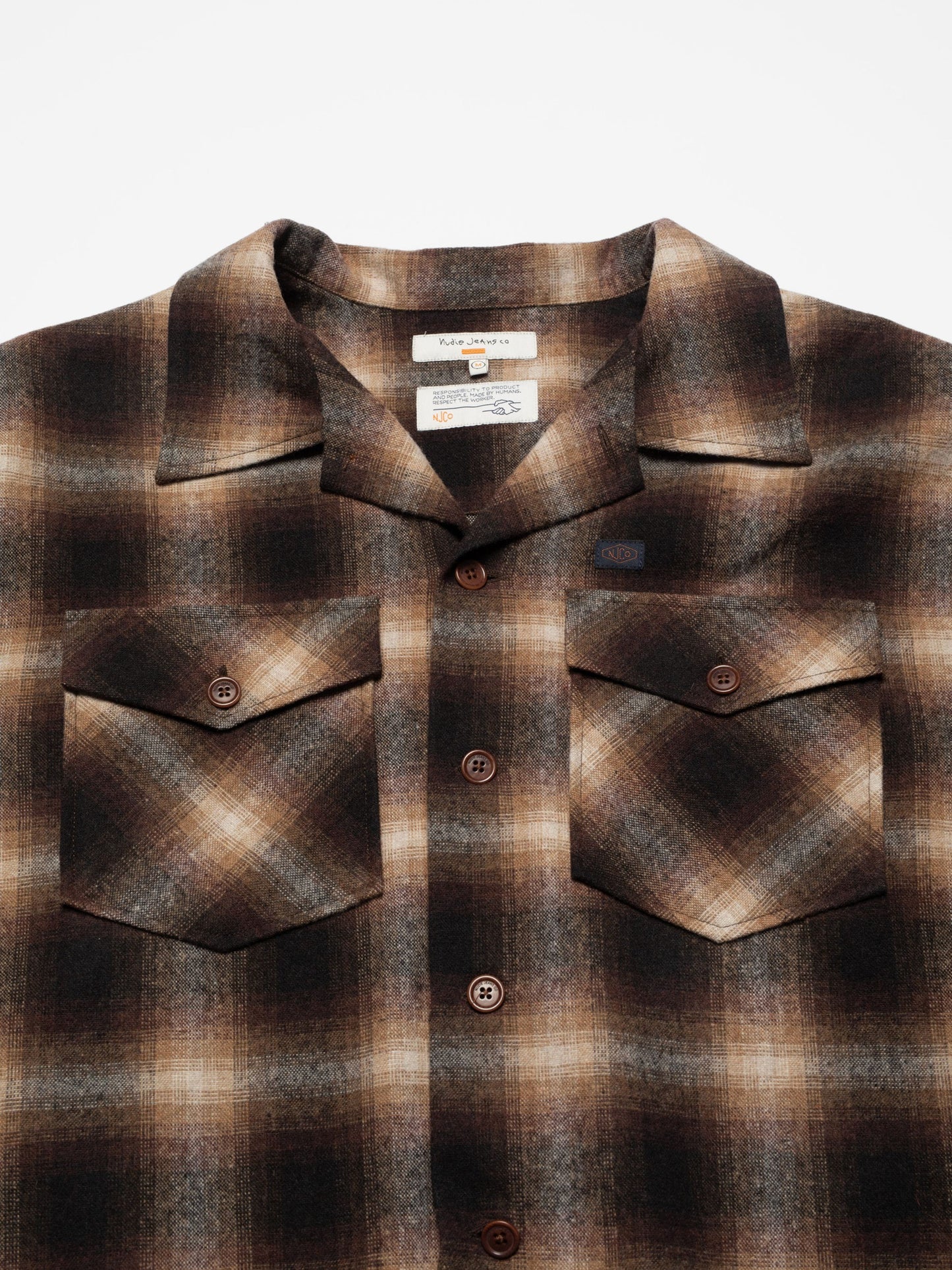 Nudie Vincent Shadow Check Shirt