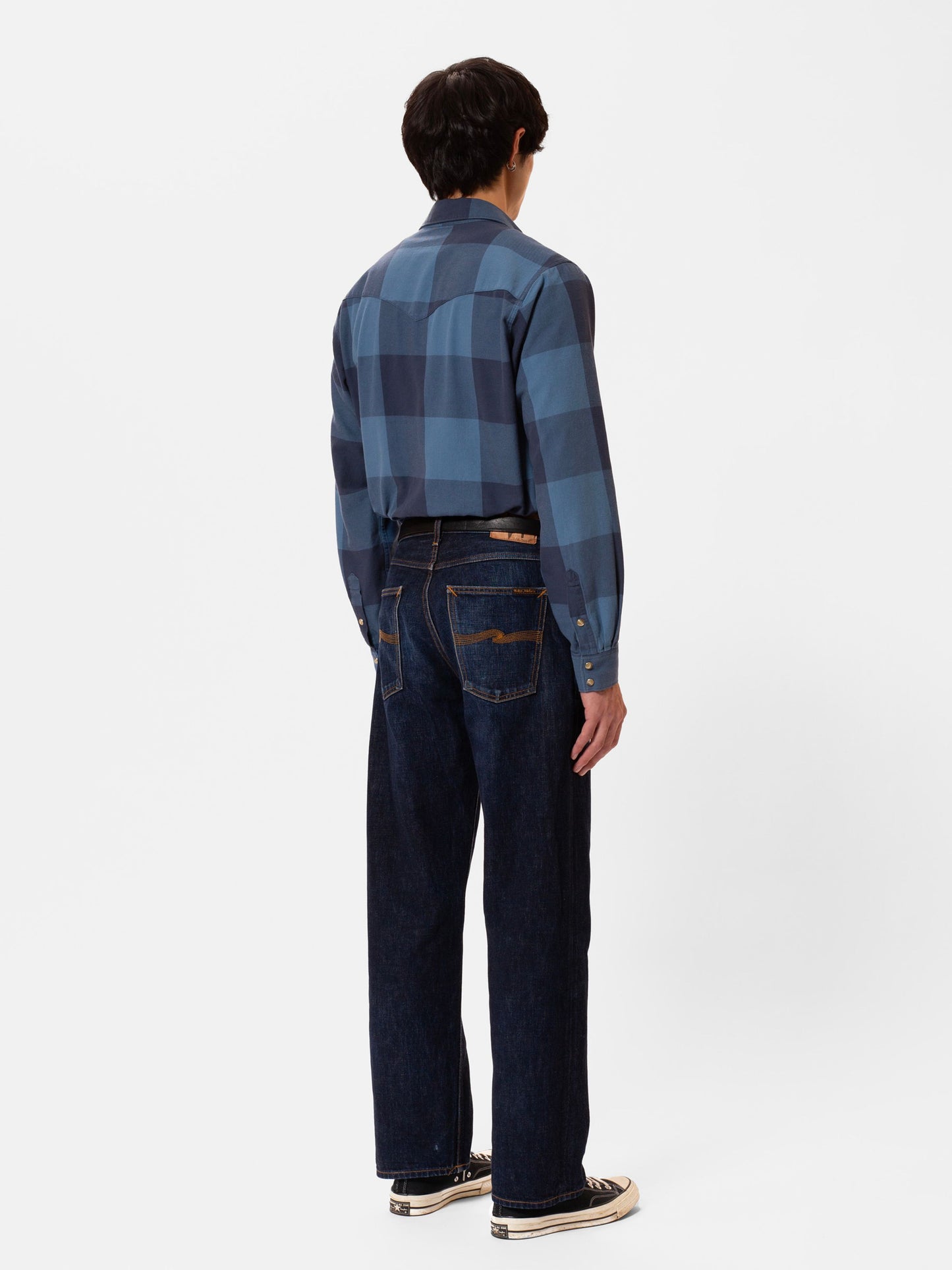 Nudie George Flanell Shirt Blue