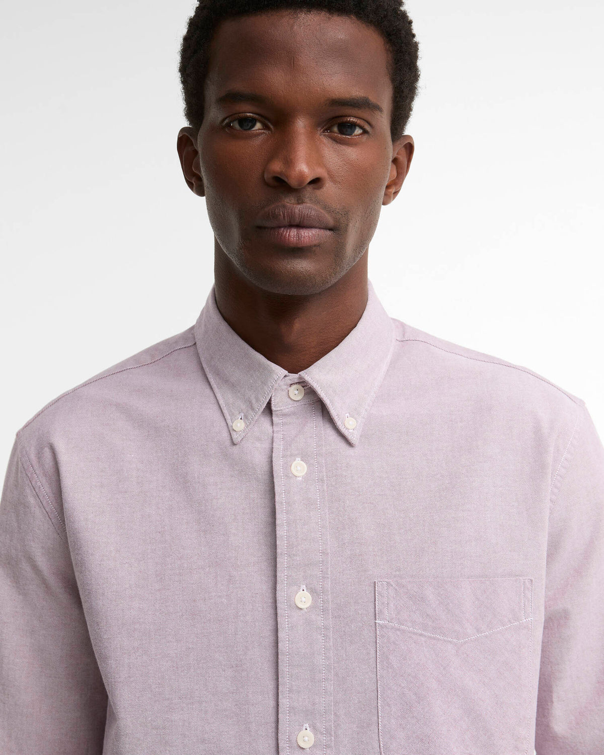 Barbour Authentic Oxford Shirt - Dk Red