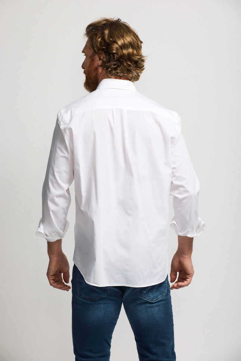 Easy Mondays Poplin Button up White FW24