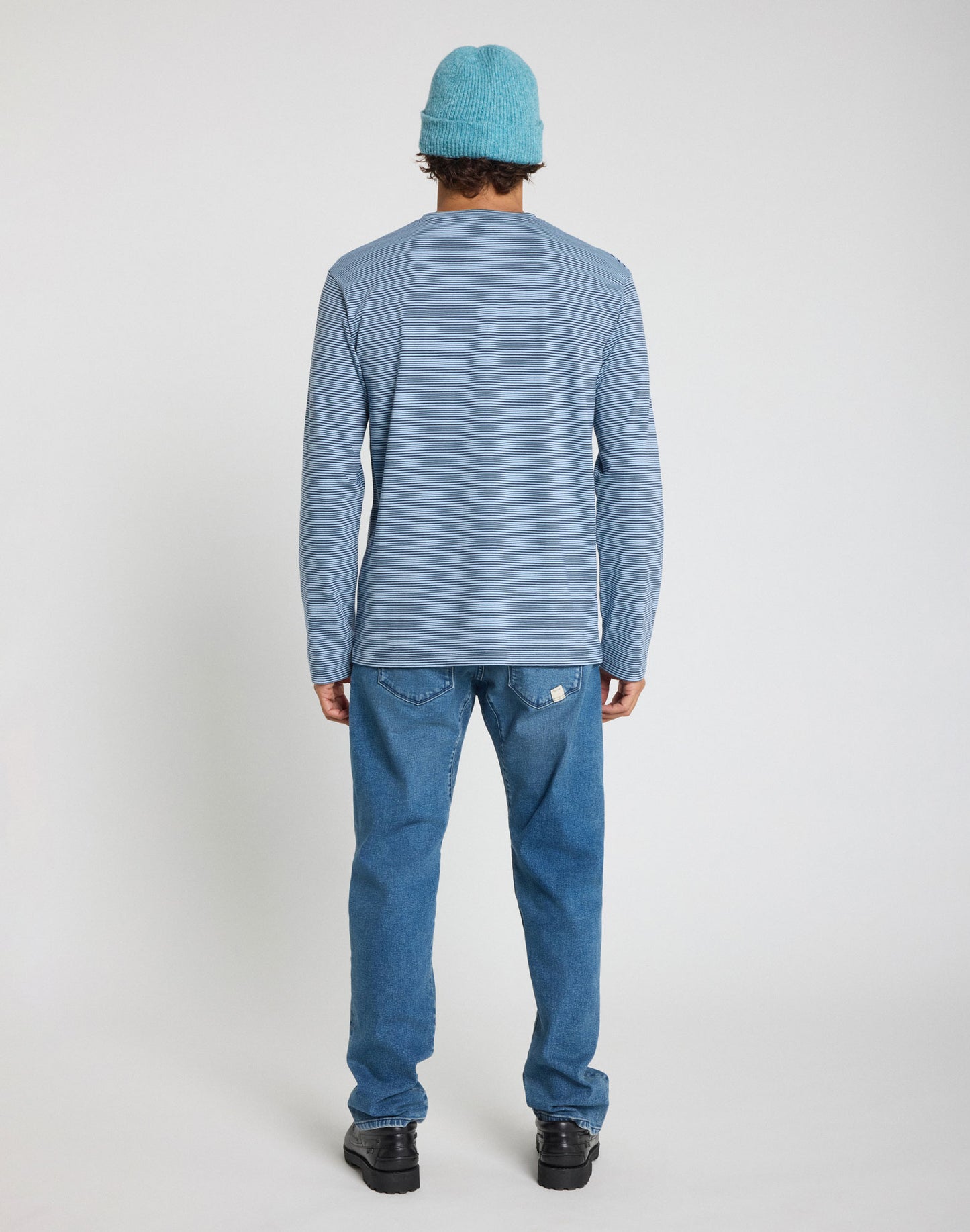 Pull-in TSH Long sleeve Blue Stripe