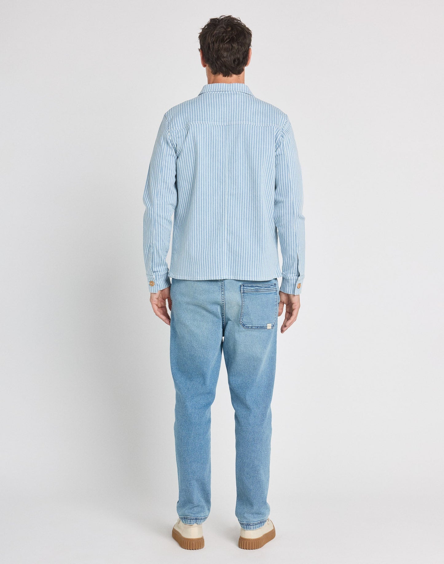 Pull-in Worker Light Stripe Jacket