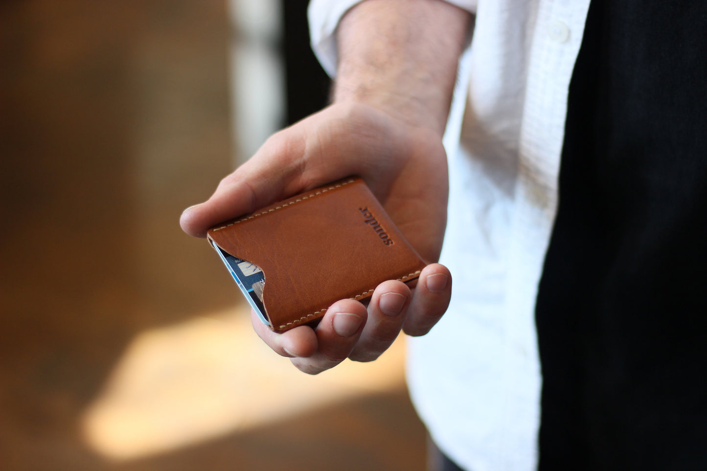 Sonder Card Sleeve Tan