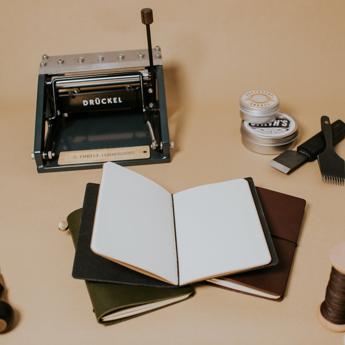 Thrive Leathergoods Full-grain Leather Notebook Cover