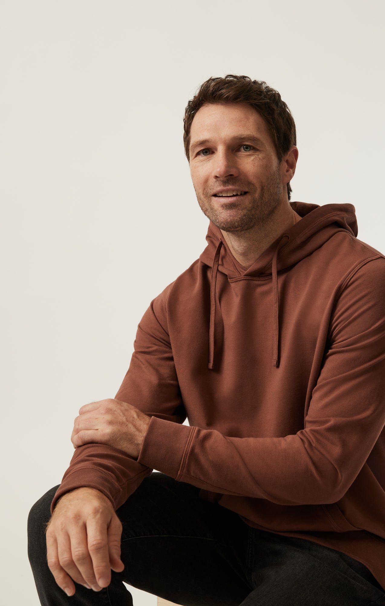 34 Heritage French Terry Hoodie Cinnamon