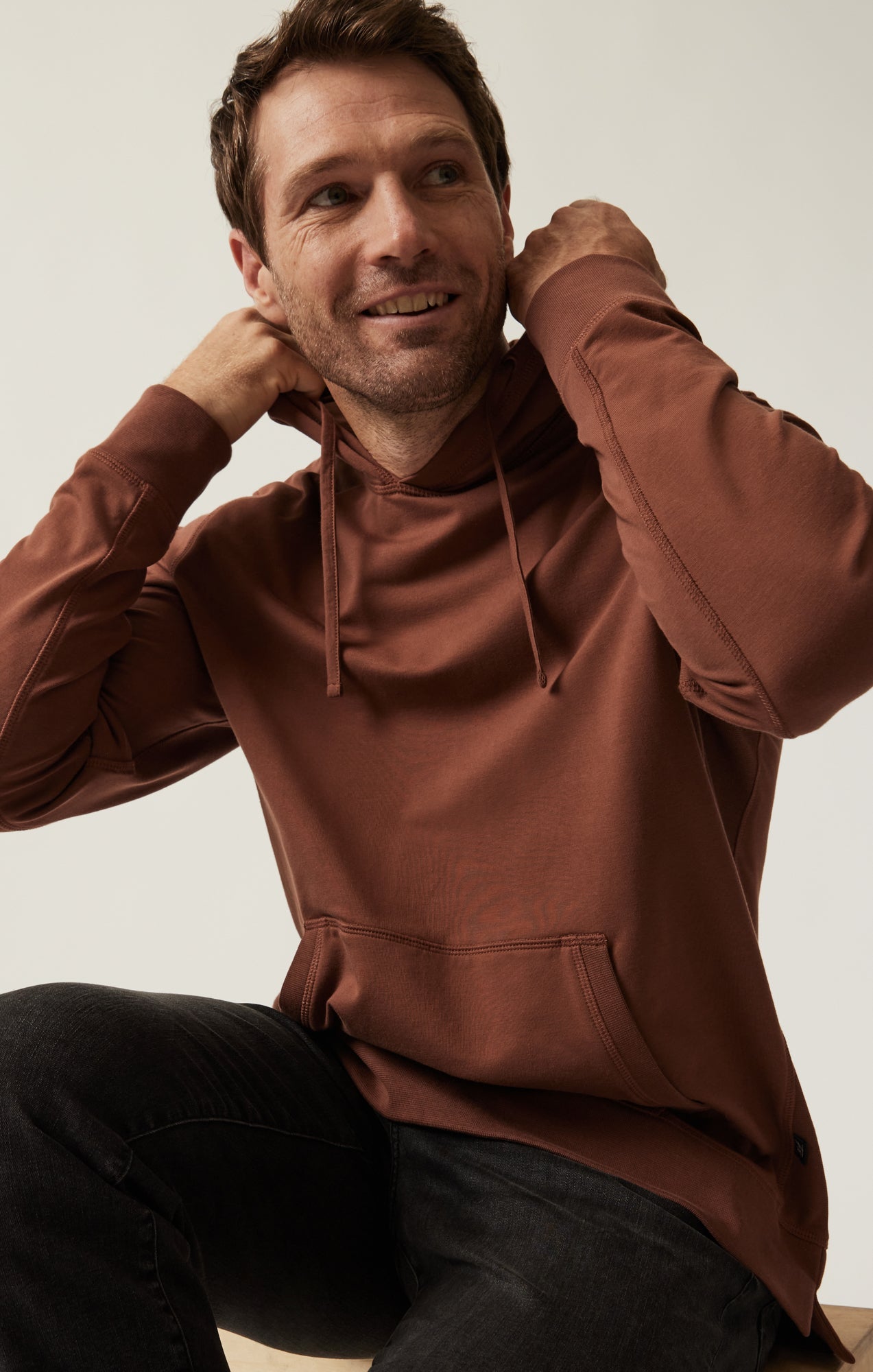 34 Heritage French Terry Hoodie Cinnamon
