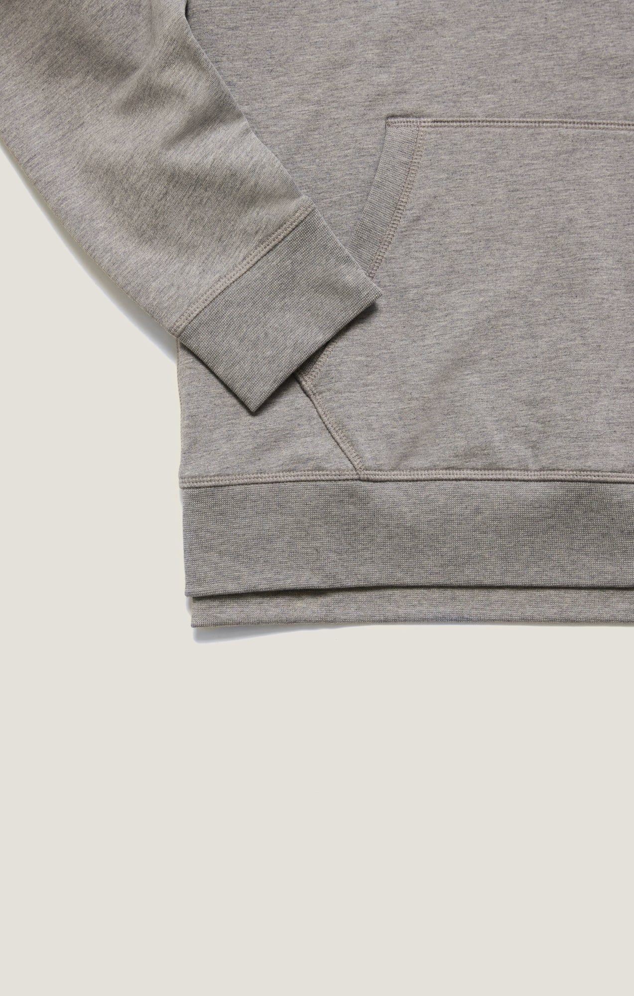 34 Heritage French Terry Hoodie Grey Melange
