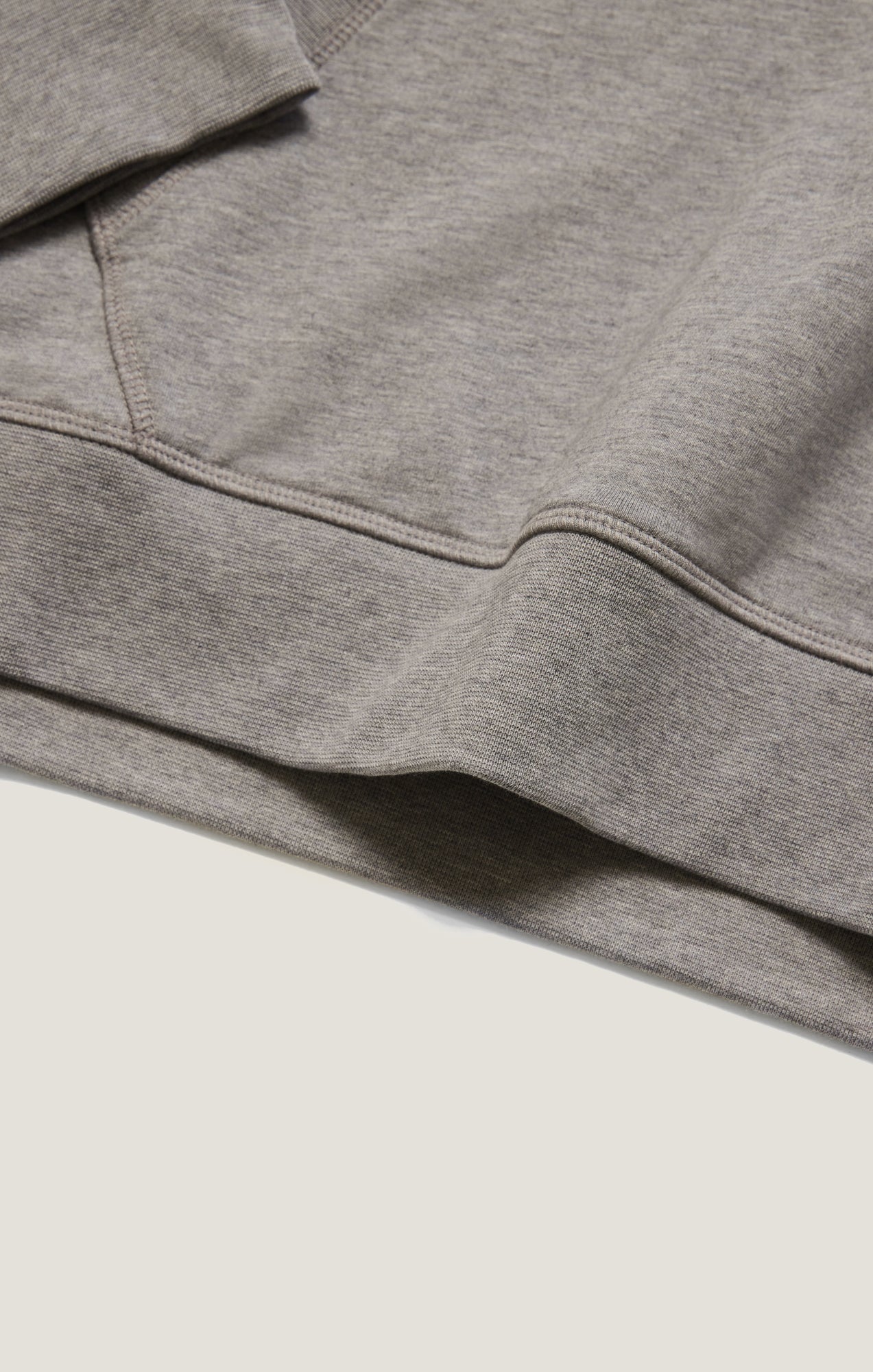 34 Heritage French Terry Hoodie Grey Melange