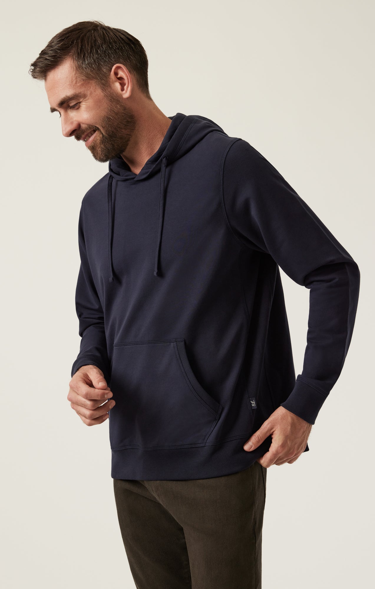 34 Heritage French Terry Hoodie Navy