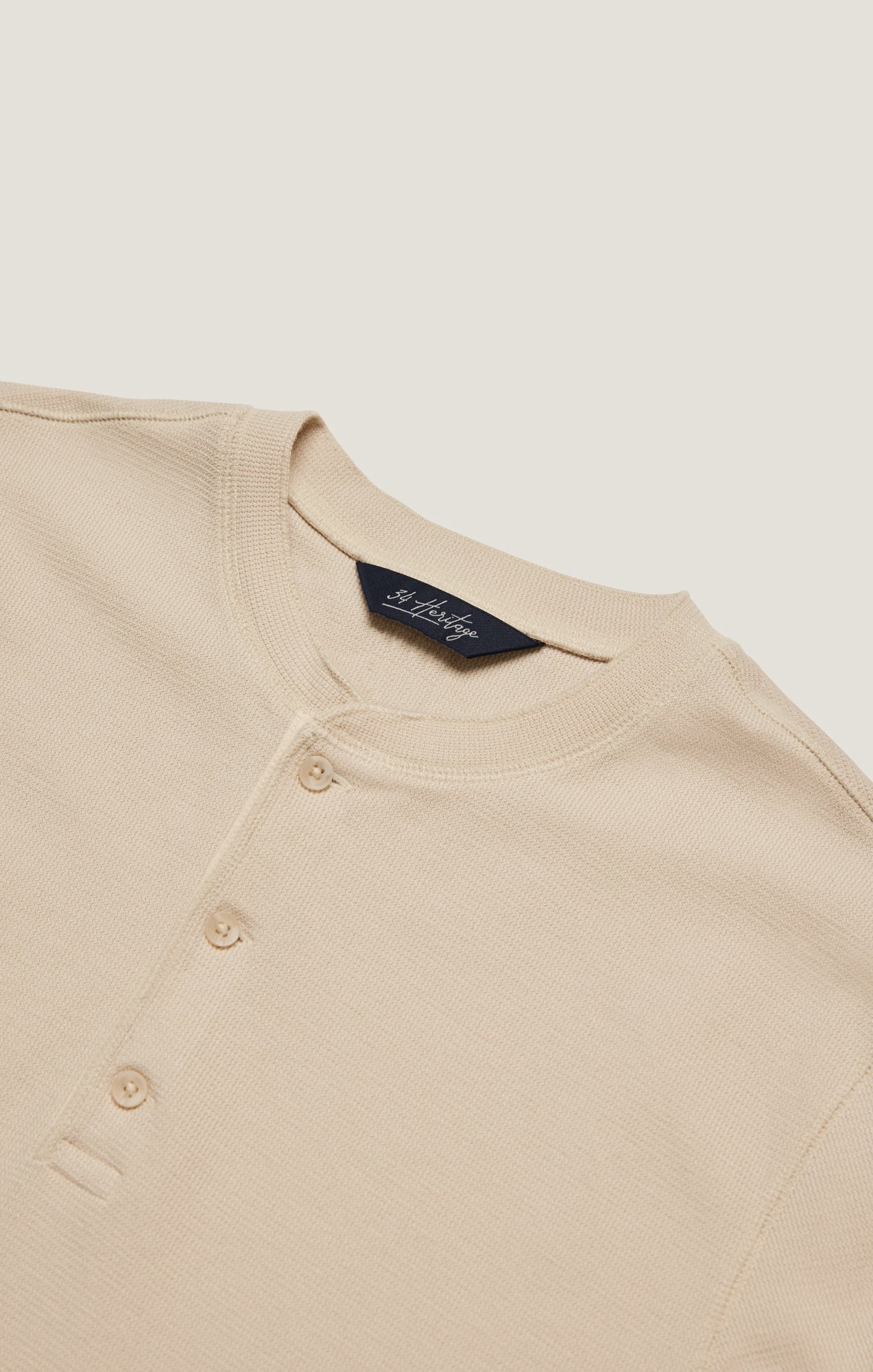 34 Heritage Long Sleeve Henley Oatmeal