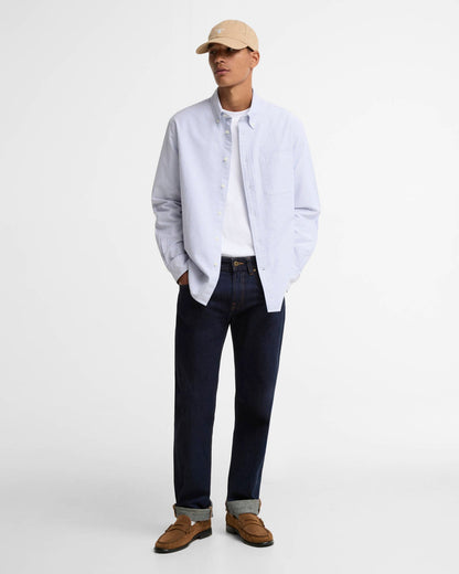 Barbour Authentic Striped Oxford Shirt - Blue