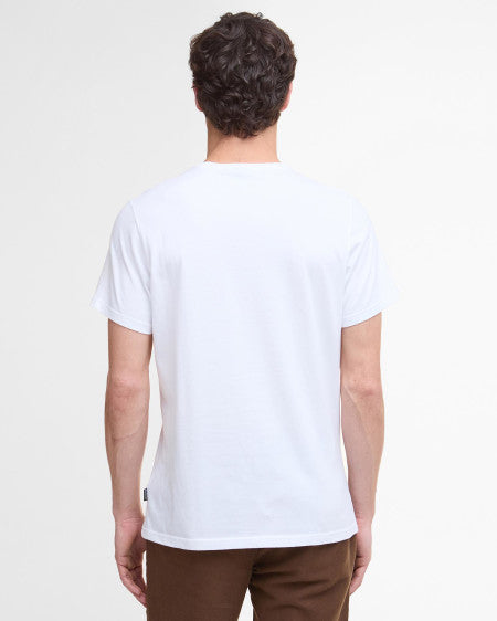 Barbour Arnside Tartan Pocket T-Shirt White