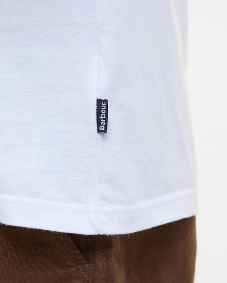 Barbour Arnside Tartan Pocket T-Shirt White