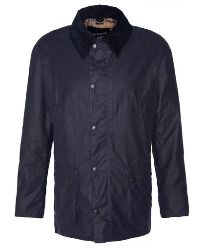 Barbour Ashby Wax Jacket Navy