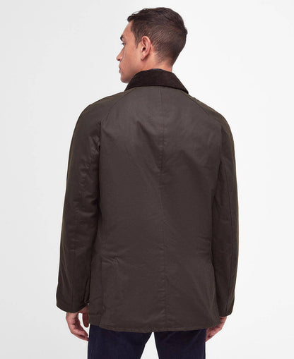 Barbour Ashby Wax Jacket Olive