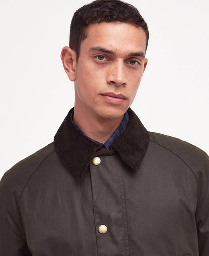Barbour Ashby Wax Jacket Olive