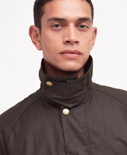 Barbour Ashby Wax Jacket Olive