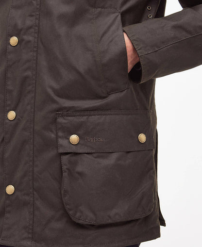 Barbour Ashby Wax Jacket Olive