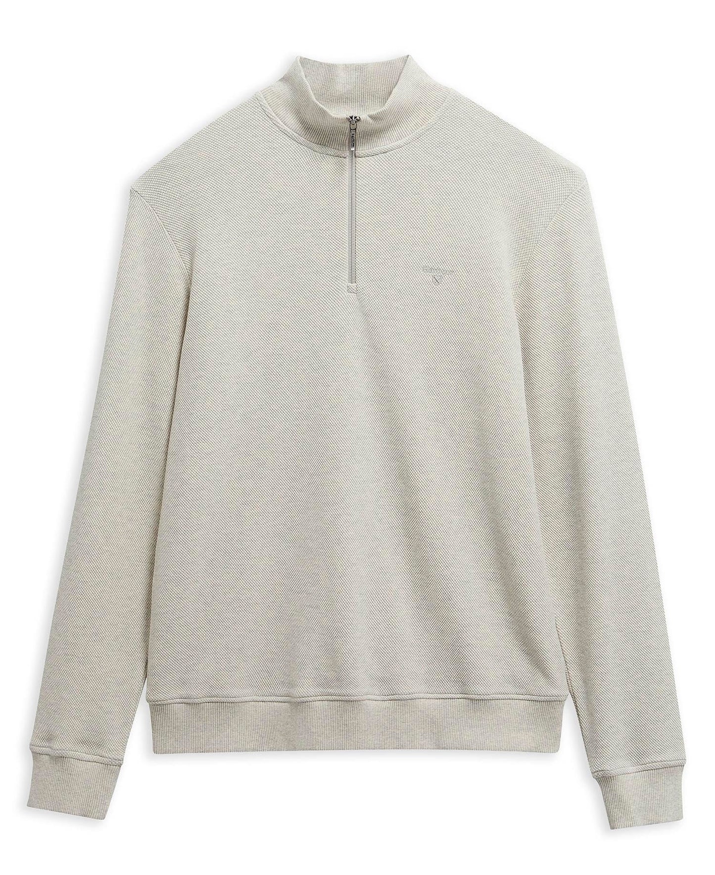 Barbour Barbour Ravensworth Half Zip Sweatshirt Ecru Marl