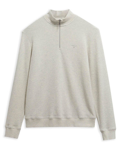Barbour Barbour Ravensworth Half Zip Sweatshirt Ecru Marl