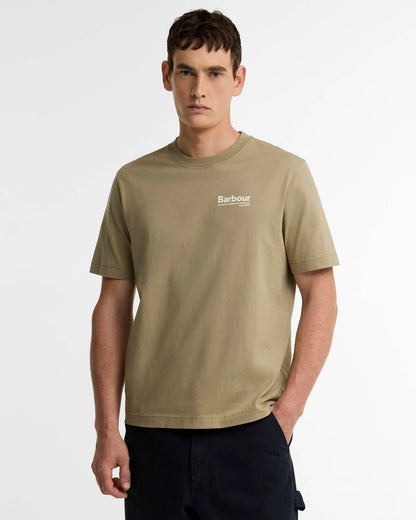 Barbour Birchcliffe Relaxed Graphic T-Shirt - Mushroom