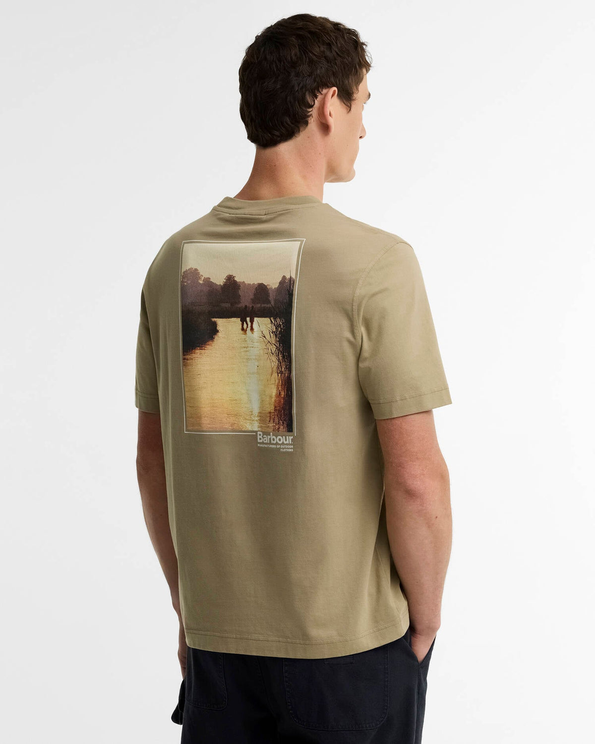 Barbour Birchcliffe Relaxed Graphic T-Shirt - Mushroom