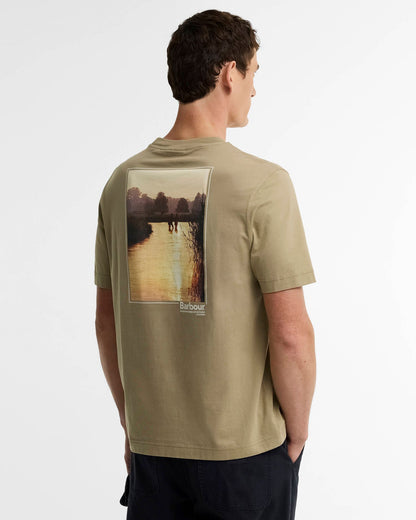 Barbour Birchcliffe Relaxed Graphic T-Shirt - Mushroom