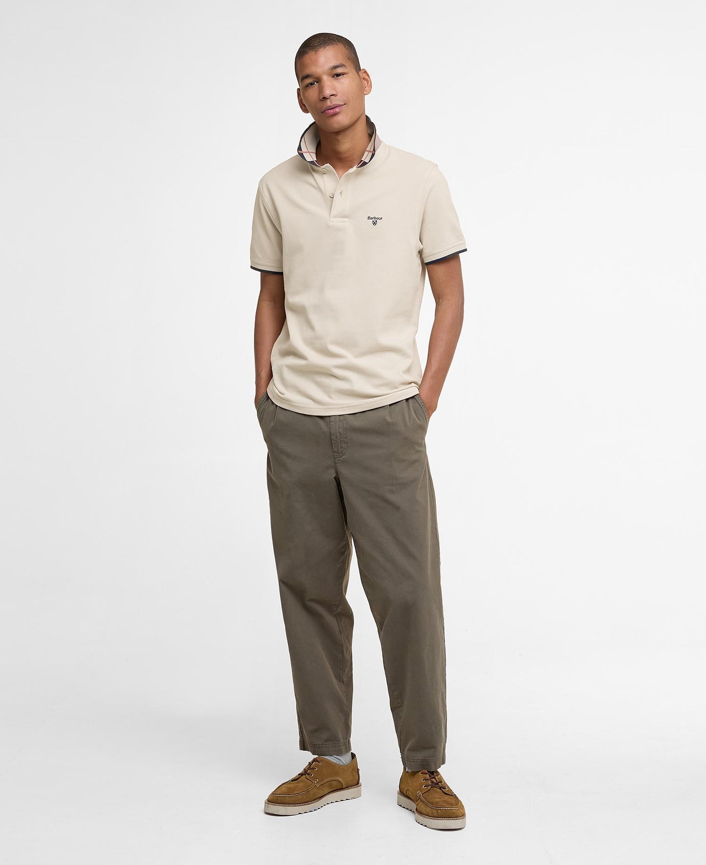 Barbour Brodie Tailored Polo Shirt Mist