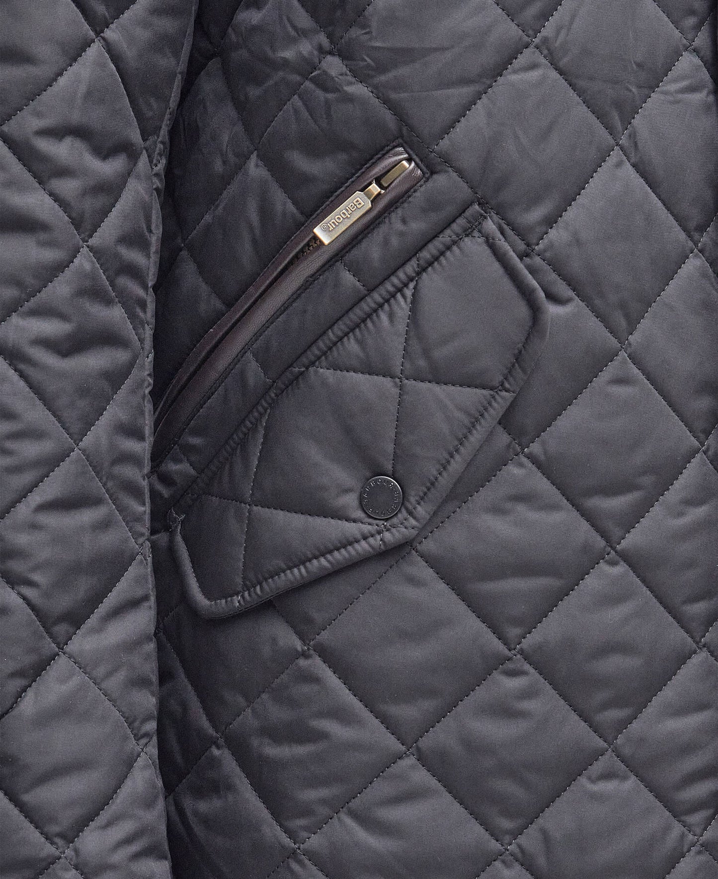 Barbour Chelsea Quilted Jacket Black