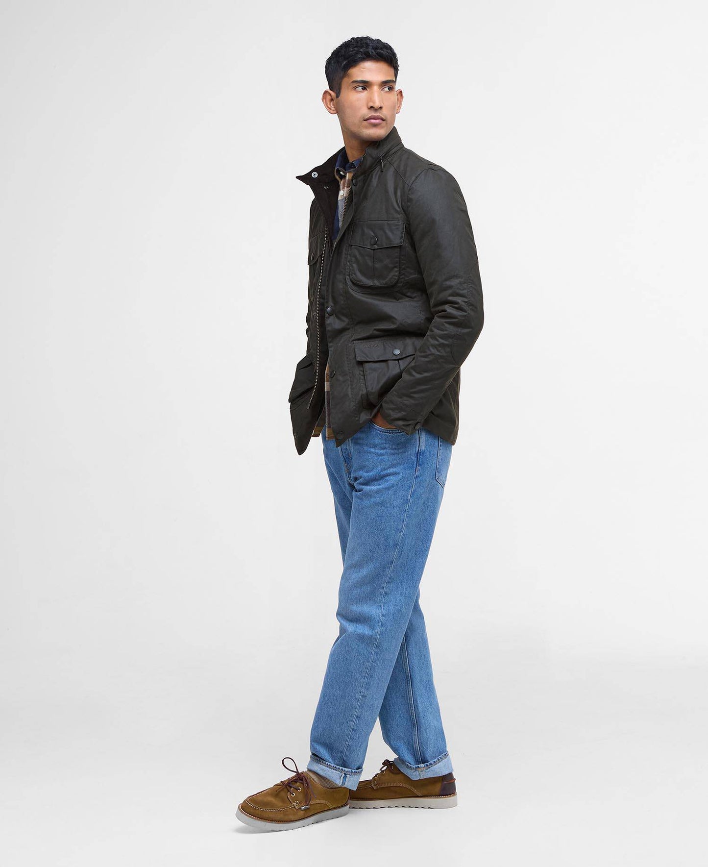 Barbour Corbridge Wax Jacket Olive/Classic