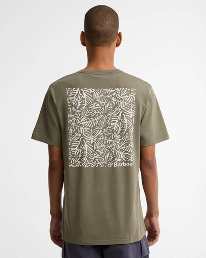 Barbour Dearham Graphic Tailored T-Shirt - Dusty Olive