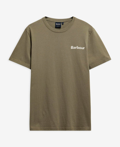 Barbour Dearham Graphic Tailored T-Shirt - Dusty Olive