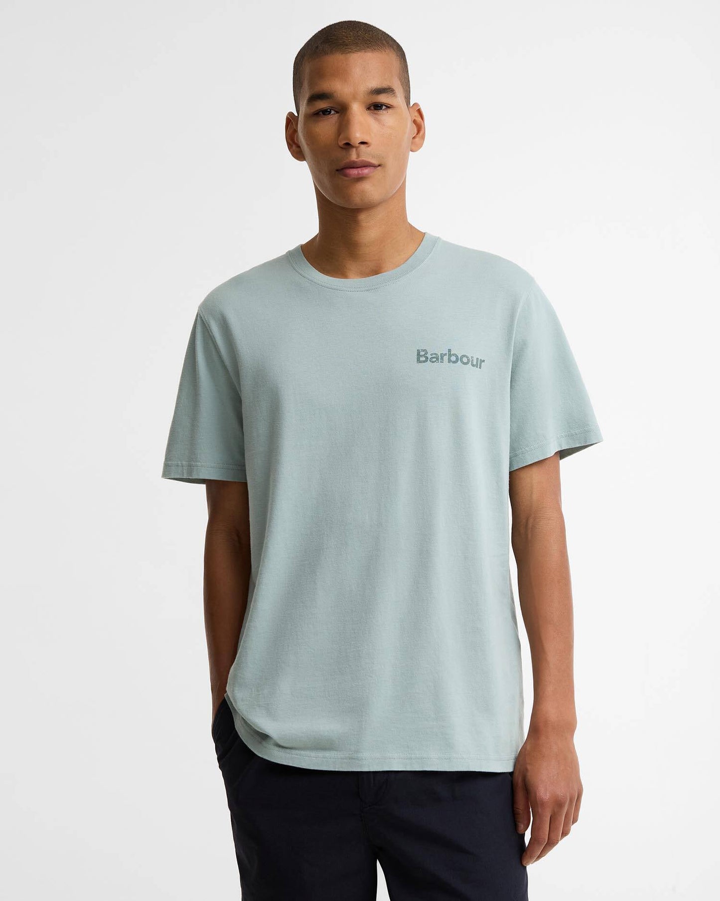 Barbour Dearham Printed Summer Shirt - Dusty Slate